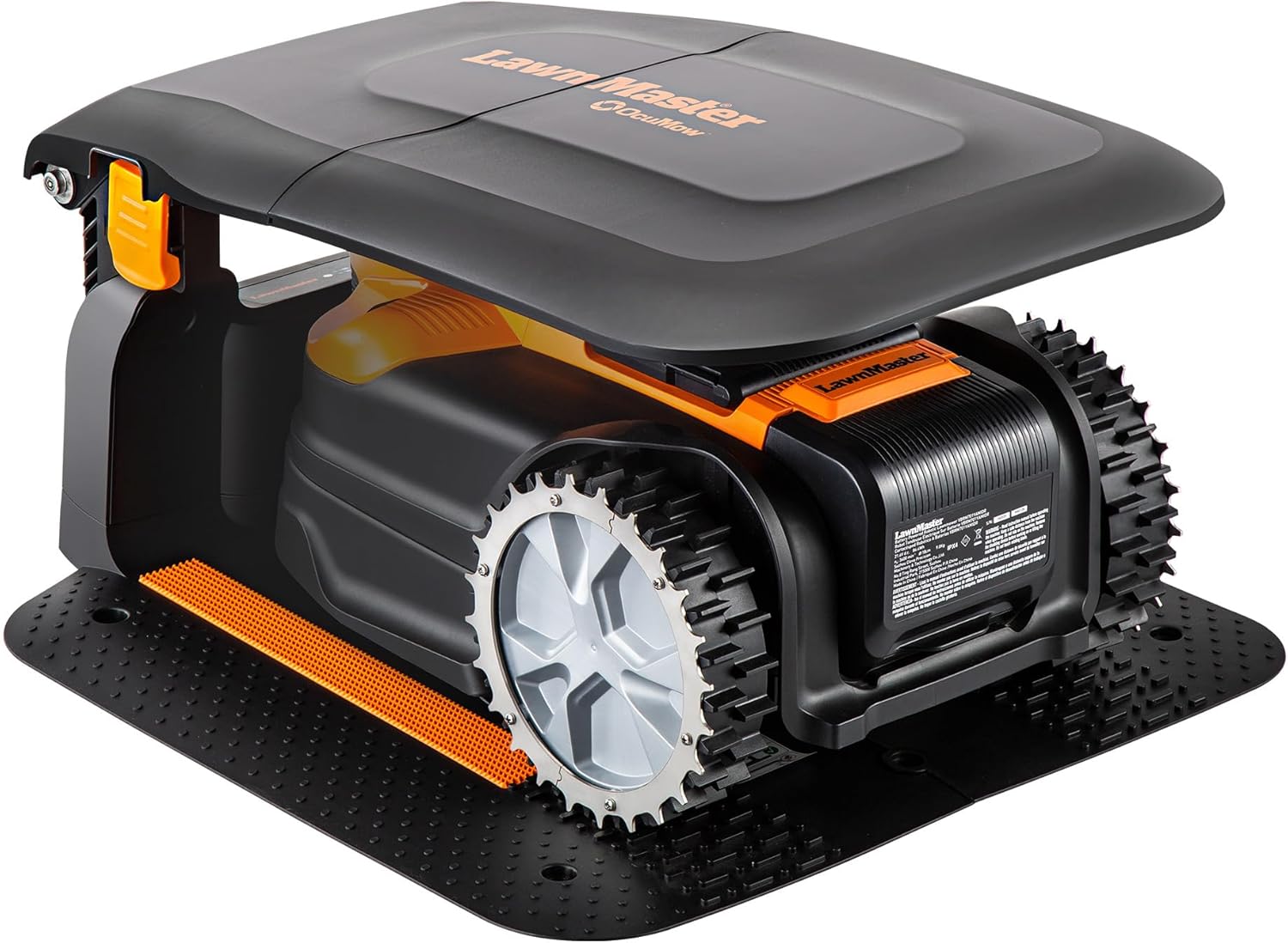 71cEwL7NeL._AC_SL1500_ LawnMaster OcuMow Robot Mower Charging Station Garage Shelter – 952642 - Image 1